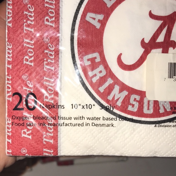 NIP Set/4 Alabama Napkins - Picture 4 of 5